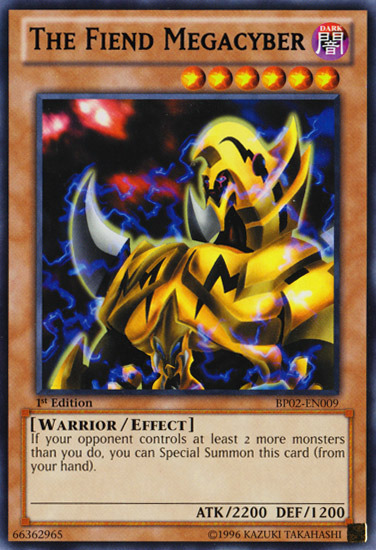 The Fiend Megacyber [BP02-EN009] Mosaic Rare | Dragon's Lair Comics and Fantasy Houston TX