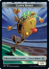 Clown Robot (002) // Treasure (013) Double-Sided Token [Unfinity Tokens] | Dragon's Lair Comics and Fantasy Houston TX