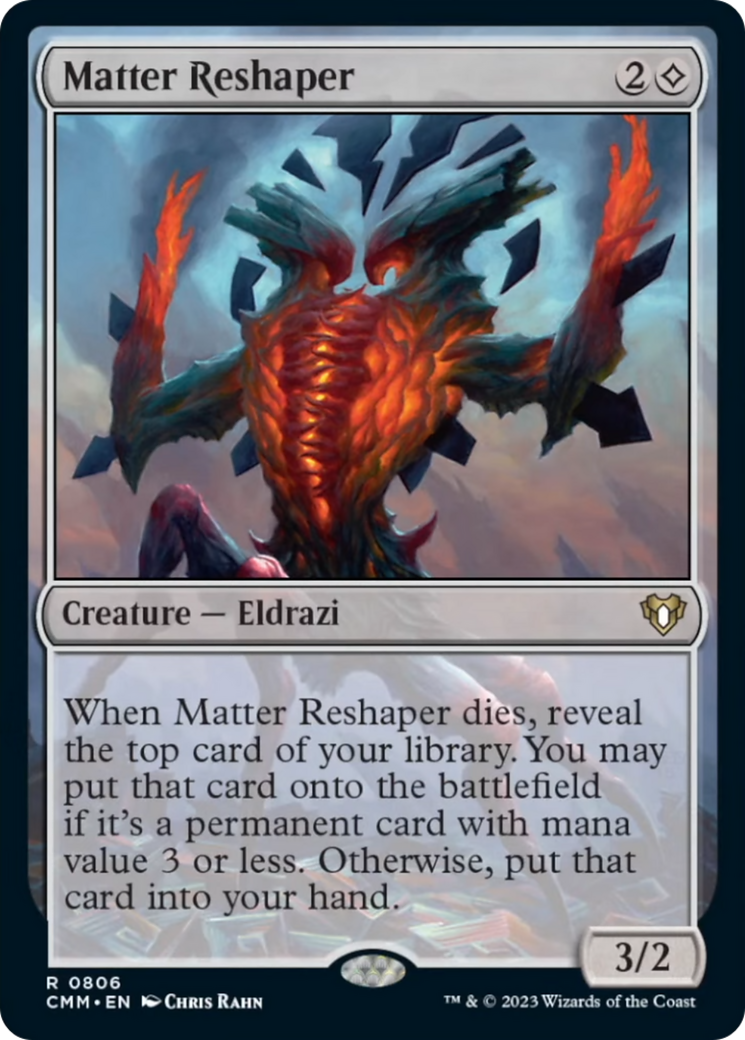 Matter Reshaper [Commander Masters] | Dragon's Lair Comics and Fantasy Houston TX