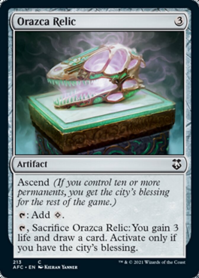 Orazca Relic [Dungeons & Dragons: Adventures in the Forgotten Realms Commander] | Dragon's Lair Comics and Fantasy Houston TX