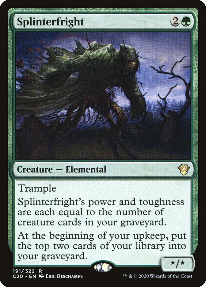 Splinterfright [Commander 2020] | Dragon's Lair Comics and Fantasy Houston TX