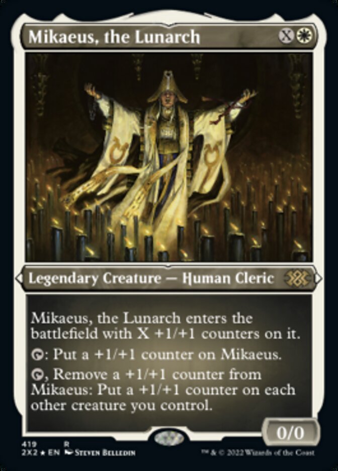 Mikaeus, the Lunarch (Foil Etched) [Double Masters 2022] | Dragon's Lair Comics and Fantasy Houston TX