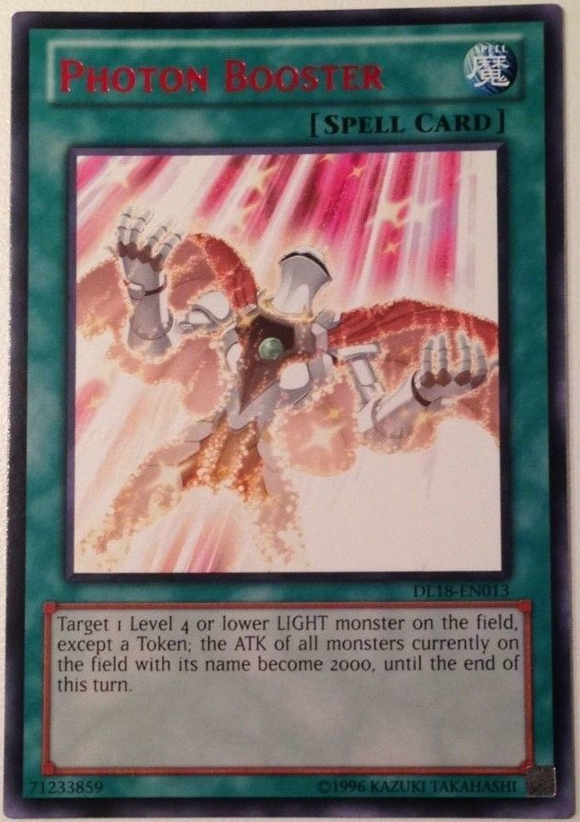 Photon Booster (Red) [DL18-EN013] Rare | Dragon's Lair Comics and Fantasy Houston TX