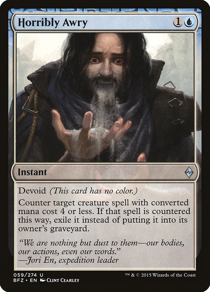 Horribly Awry [Battle for Zendikar] | Dragon's Lair Comics and Fantasy Houston TX