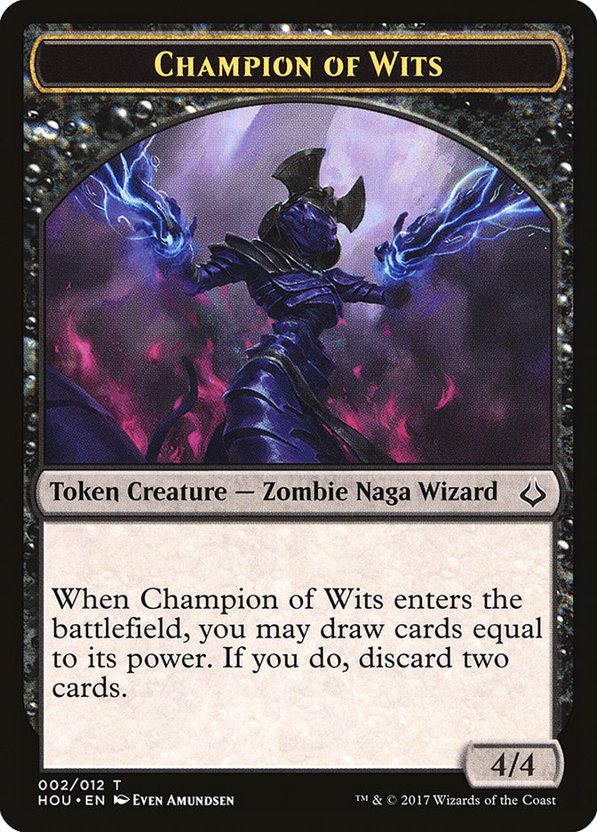 Champion of Wits Token [Hour of Devastation Tokens] | Dragon's Lair Comics and Fantasy Houston TX