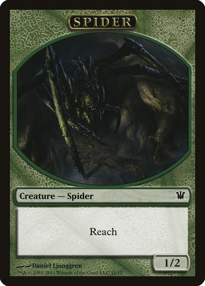 Spider Token [Innistrad Tokens] | Dragon's Lair Comics and Fantasy Houston TX
