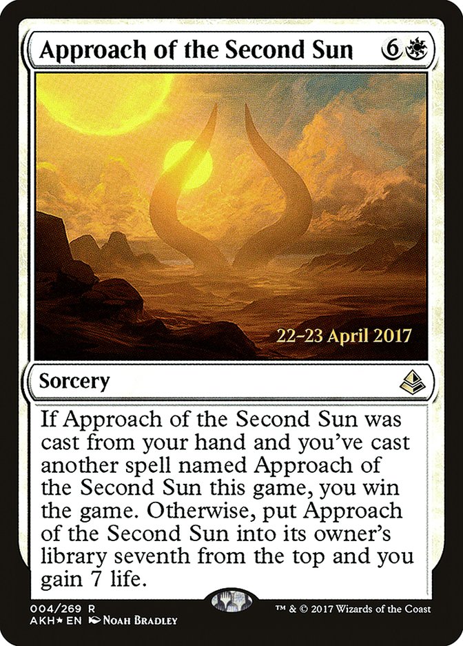 Approach of the Second Sun [Amonkhet Prerelease Promos] | Dragon's Lair Comics and Fantasy Houston TX