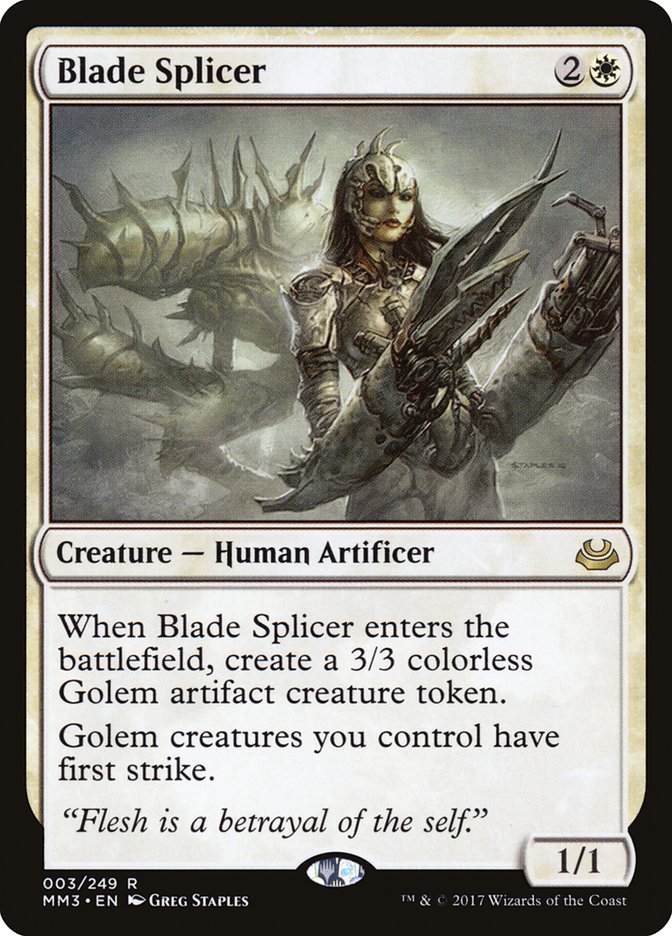 Blade Splicer [Modern Masters 2017] | Dragon's Lair Comics and Fantasy Houston TX