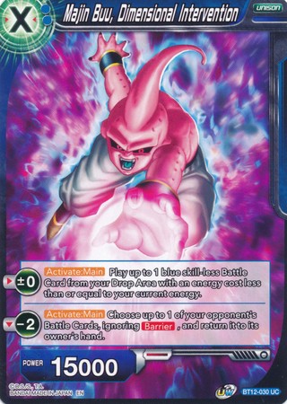 Majin Buu, Dimensional Intervention (BT12-030) [Vicious Rejuvenation] | Dragon's Lair Comics and Fantasy Houston TX