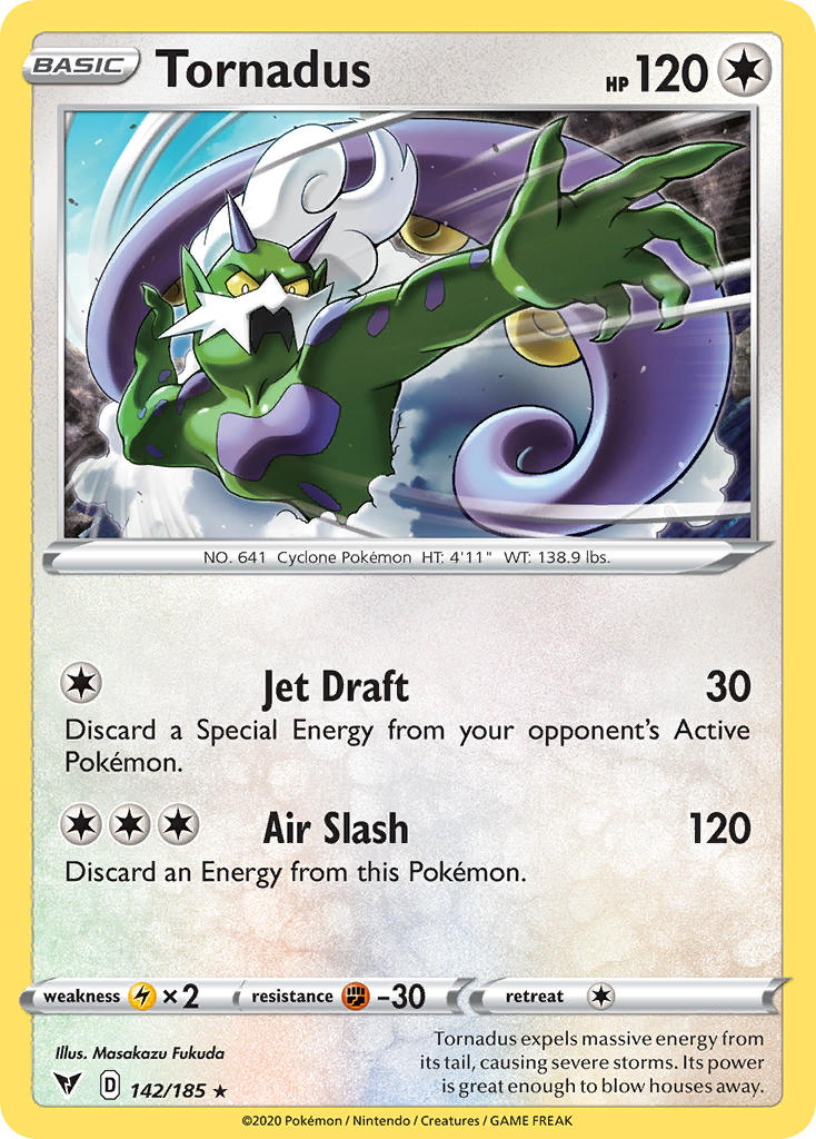 Tornadus (142/185) [Sword & Shield: Vivid Voltage] | Odin's Place