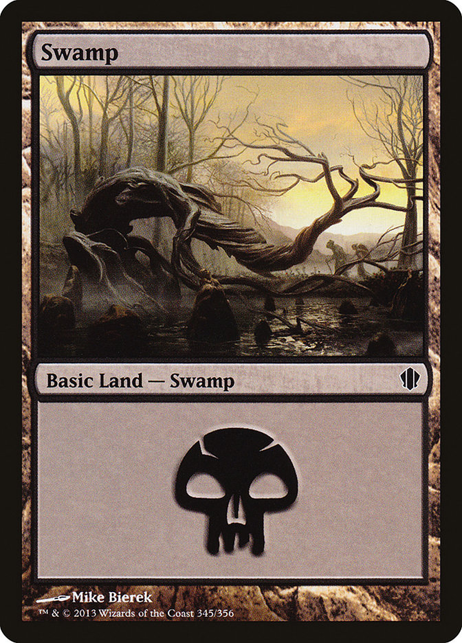 Swamp (345) [Commander 2013] | Dragon's Lair Comics and Fantasy Houston TX