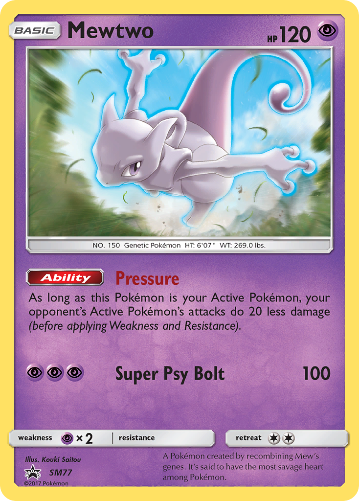 Mewtwo (SM77) [Sun & Moon: Black Star Promos] | Dragon's Lair Comics and Fantasy Houston TX