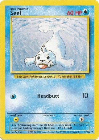 Seel (41/102) [Base Set Unlimited] | Dragon's Lair Comics and Fantasy Houston TX