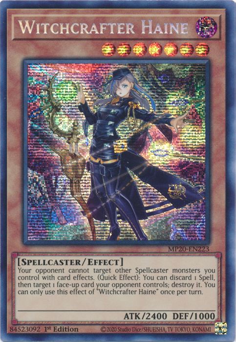 Witchcrafter Haine [MP20-EN223] Prismatic Secret Rare | Dragon's Lair Comics and Fantasy Houston TX