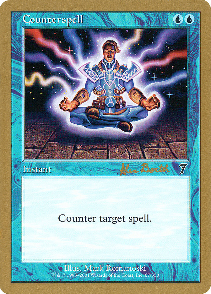 Counterspell (Alex Borteh) (7ED) [World Championship Decks 2001] | Dragon's Lair Comics and Fantasy Houston TX