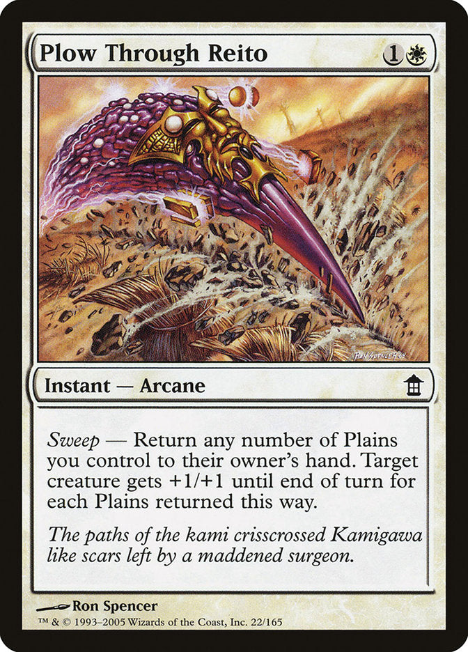 Plow Through Reito [Saviors of Kamigawa] | Dragon's Lair Comics and Fantasy Houston TX
