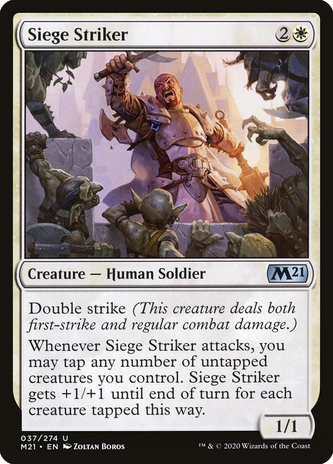 Siege Striker [Core Set 2021] | Dragon's Lair Comics and Fantasy Houston TX