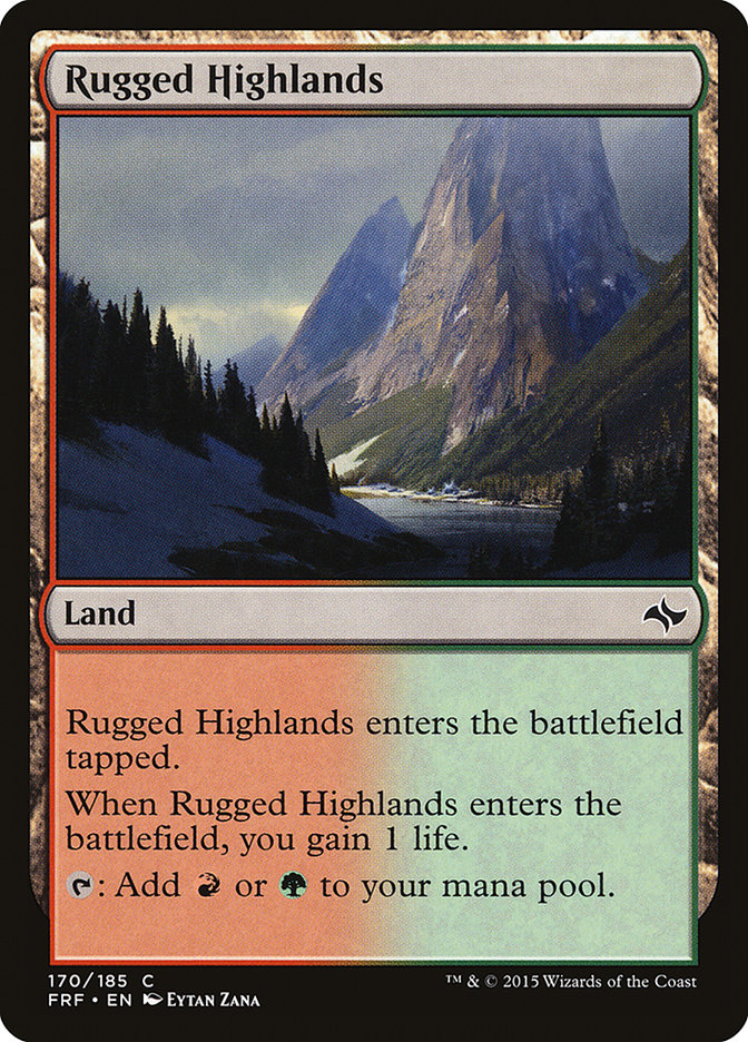 Rugged Highlands [Fate Reforged] | Dragon's Lair Comics and Fantasy Houston TX