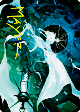 Thirst for Discovery Art Card (Gold-Stamped Signature) [Innistrad: Crimson Vow Art Series] | Dragon's Lair Comics and Fantasy Houston TX