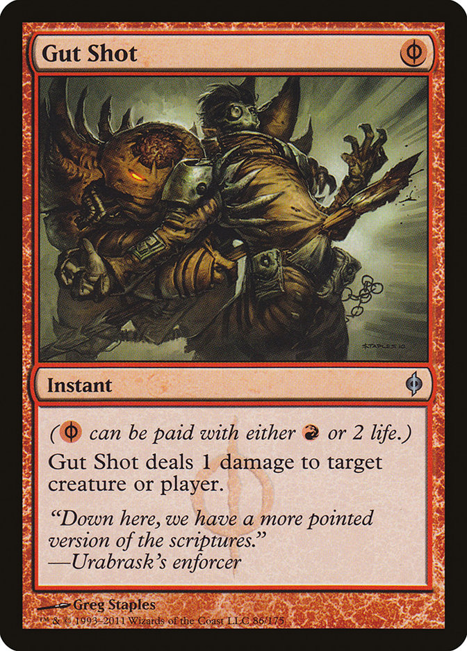 Gut Shot [New Phyrexia] | Dragon's Lair Comics and Fantasy Houston TX