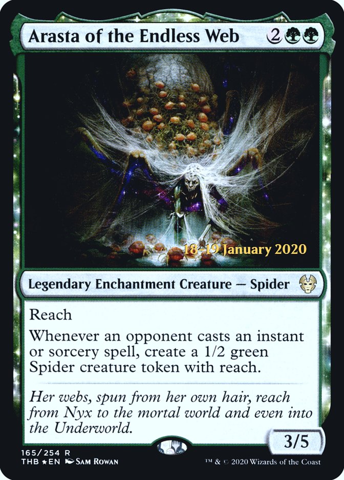 Arasta of the Endless Web [Theros Beyond Death Prerelease Promos] | Dragon's Lair Comics and Fantasy Houston TX