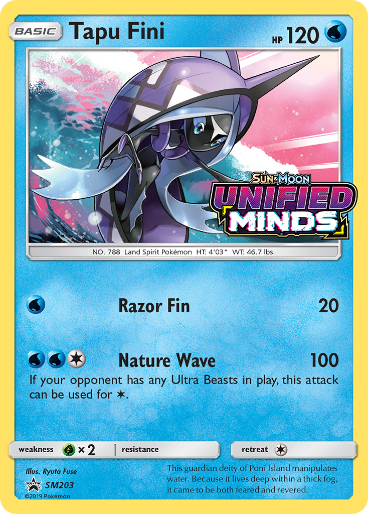 Tapu Fini (SM203) [Sun & Moon: Black Star Promos] | Dragon's Lair Comics and Fantasy Houston TX