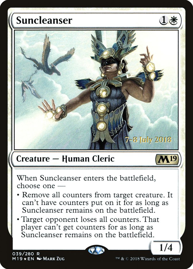 Suncleanser [Core Set 2019 Prerelease Promos] | Dragon's Lair Comics and Fantasy Houston TX