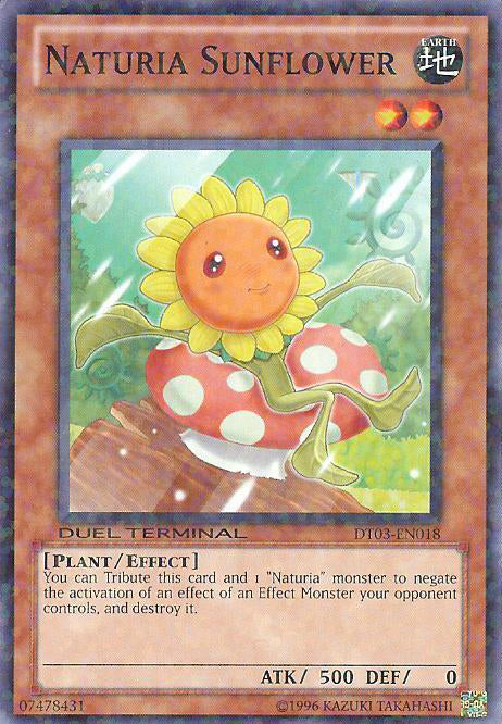 Naturia Sunflower [DT03-EN018] Common | Dragon's Lair Comics and Fantasy Houston TX
