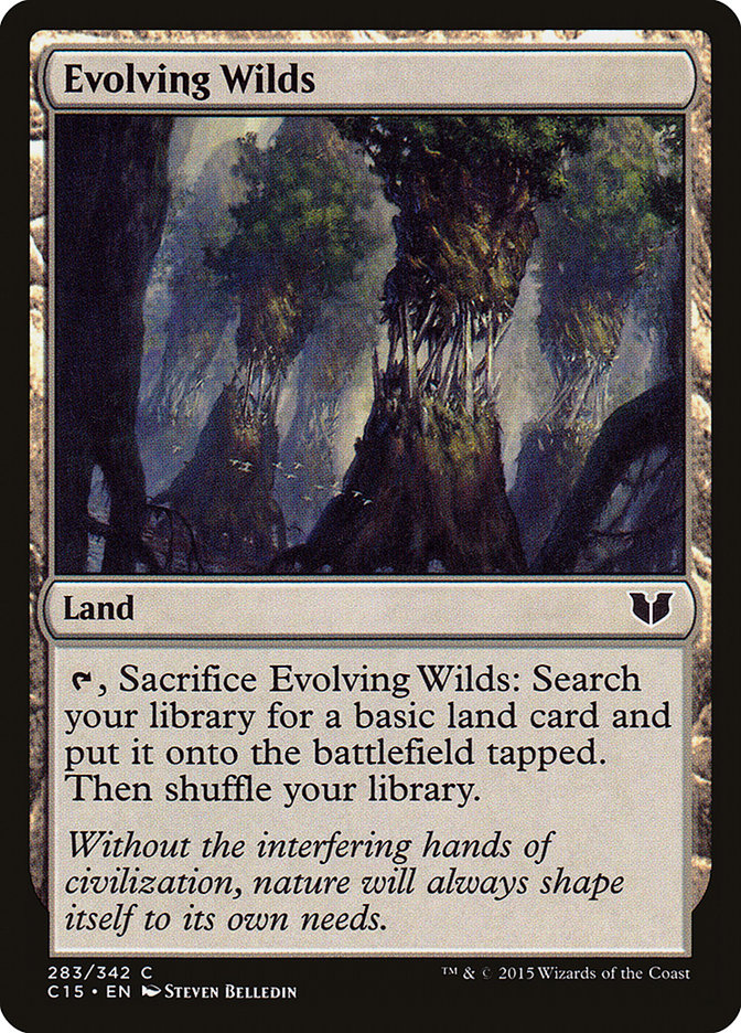 Evolving Wilds [Commander 2015] | Dragon's Lair Comics and Fantasy Houston TX
