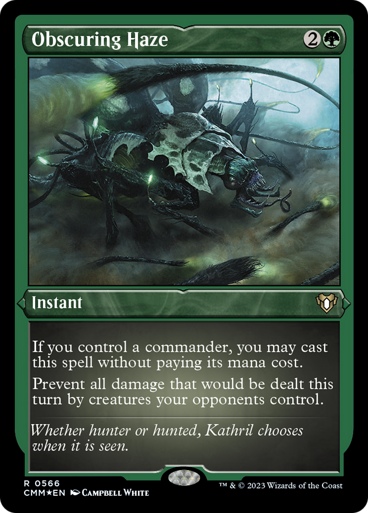 Obscuring Haze (Foil Etched) [Commander Masters] | Dragon's Lair Comics and Fantasy Houston TX