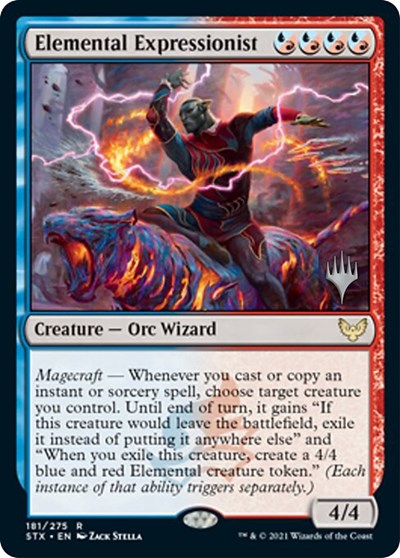 Elemental Expressionist (Promo Pack) [Strixhaven: School of Mages Promos] | Dragon's Lair Comics and Fantasy Houston TX