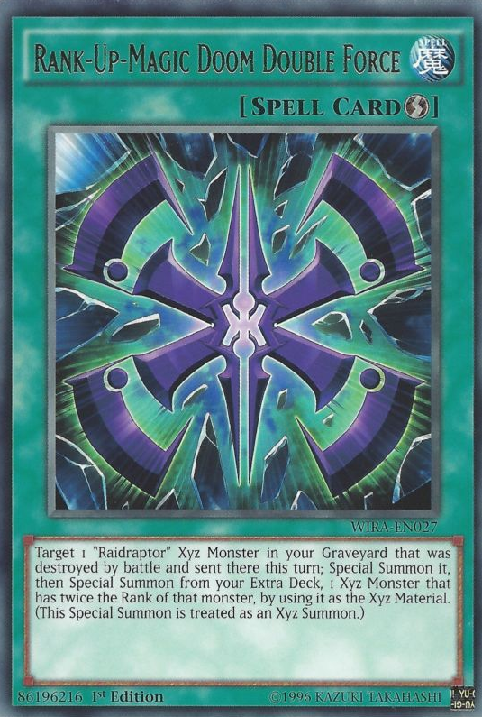 Rank-Up-Magic Doom Double Force [WIRA-EN027] Rare | Dragon's Lair Comics and Fantasy Houston TX