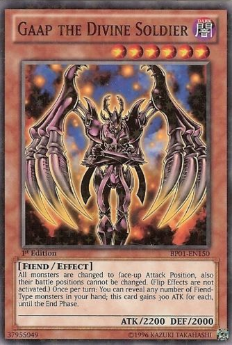 Gaap the Divine Soldier [BP01-EN150] Starfoil Rare | Dragon's Lair Comics and Fantasy Houston TX
