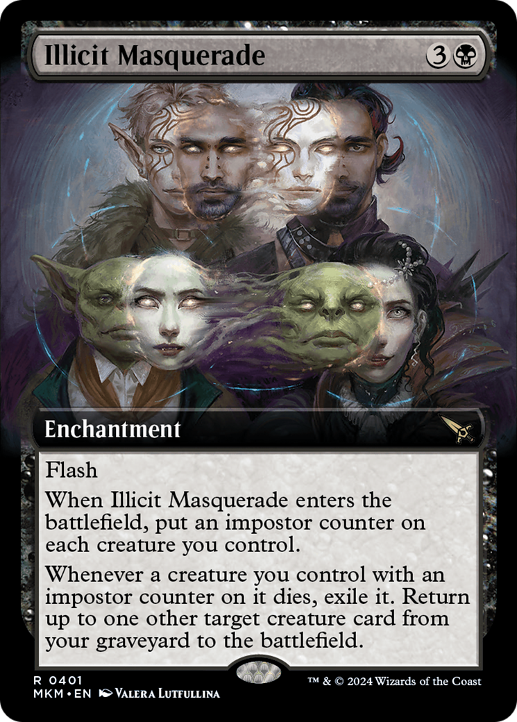 Illicit Masquerade (Extended Art) [Murders at Karlov Manor] | Dragon's Lair Comics and Fantasy Houston TX