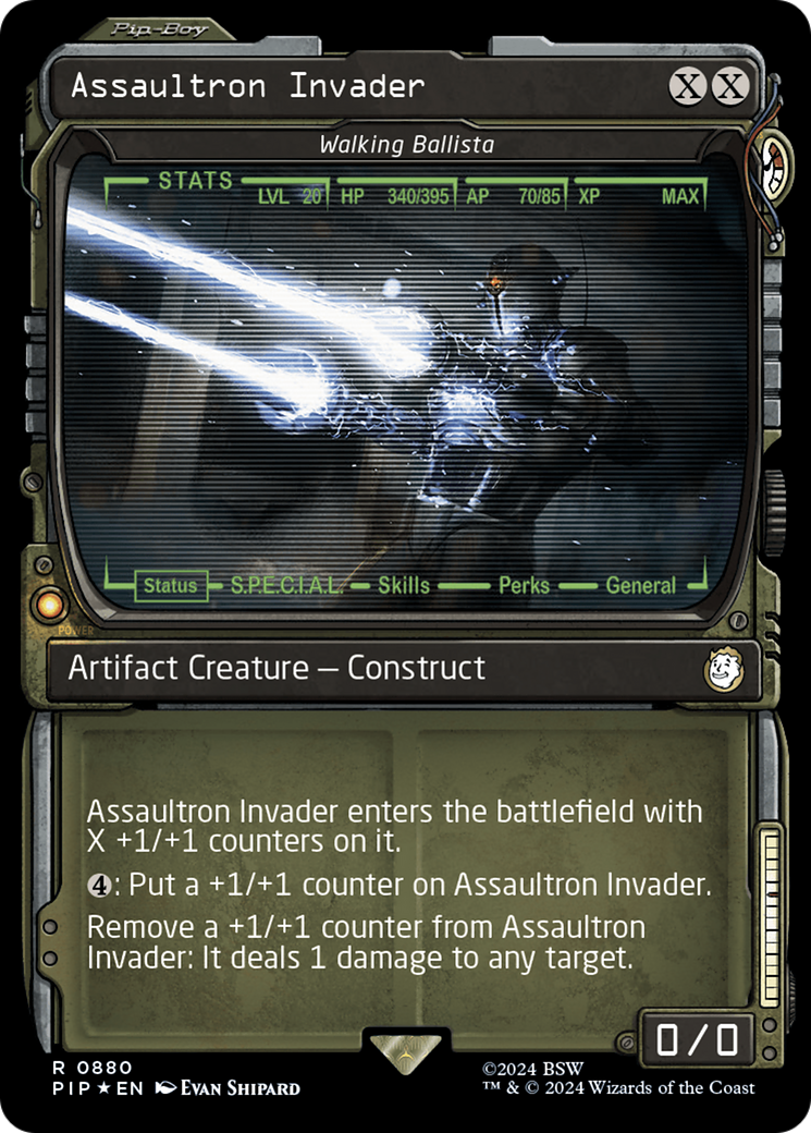 Assaultron Invader - Walking Ballista (Surge Foil) [Fallout] | Dragon's Lair Comics and Fantasy Houston TX