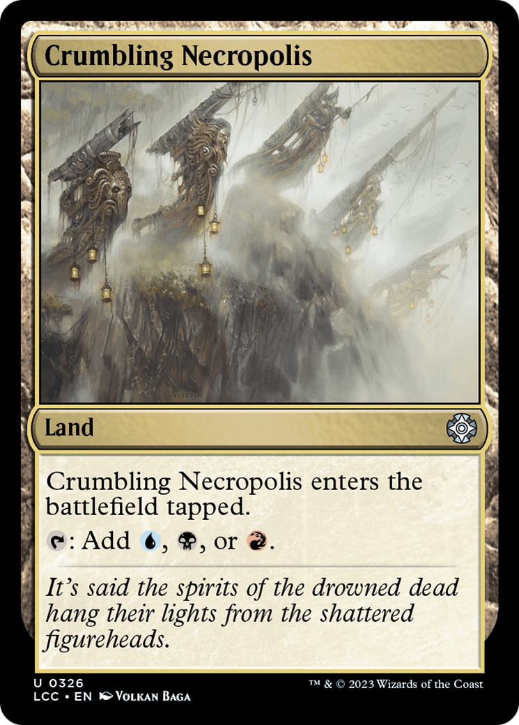 Crumbling Necropolis [The Lost Caverns of Ixalan Commander] | Dragon's Lair Comics and Fantasy Houston TX