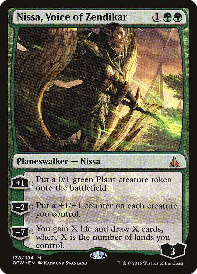 Nissa, Voice of Zendikar [Oath of the Gatewatch] | Dragon's Lair Comics and Fantasy Houston TX