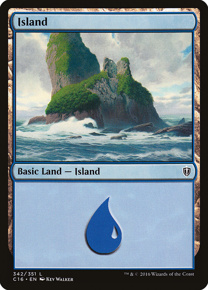 Island (342) [Commander 2016] | Dragon's Lair Comics and Fantasy Houston TX