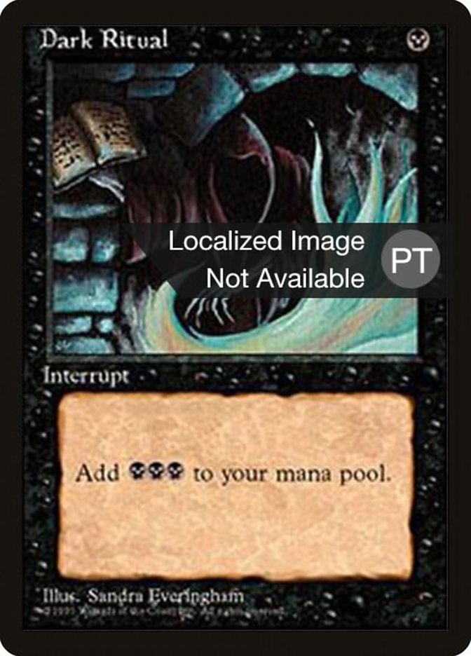 Dark Ritual [Fourth Edition (Foreign Black Border)] | Dragon's Lair Comics and Fantasy Houston TX