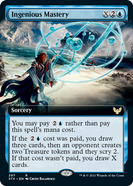 Ingenious Mastery (Extended Art) [Strixhaven: School of Mages] | Dragon's Lair Comics and Fantasy Houston TX