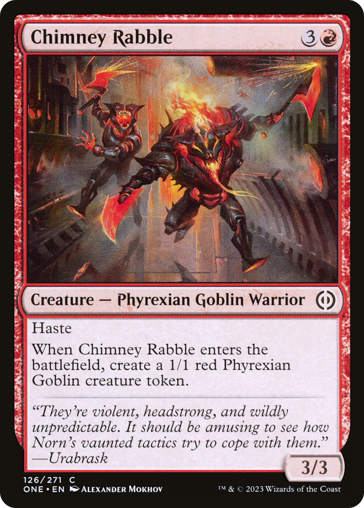 Chimney Rabble [Phyrexia: All Will Be One] | Dragon's Lair Comics and Fantasy Houston TX