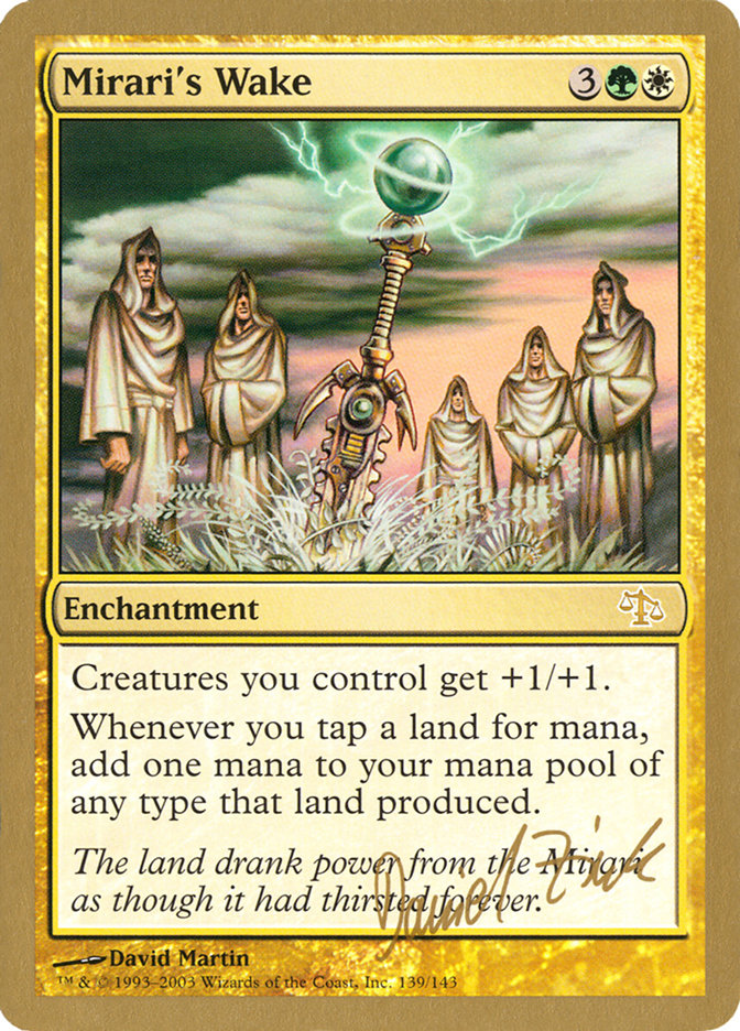 Mirari's Wake (Daniel Zink) [World Championship Decks 2003] | Dragon's Lair Comics and Fantasy Houston TX