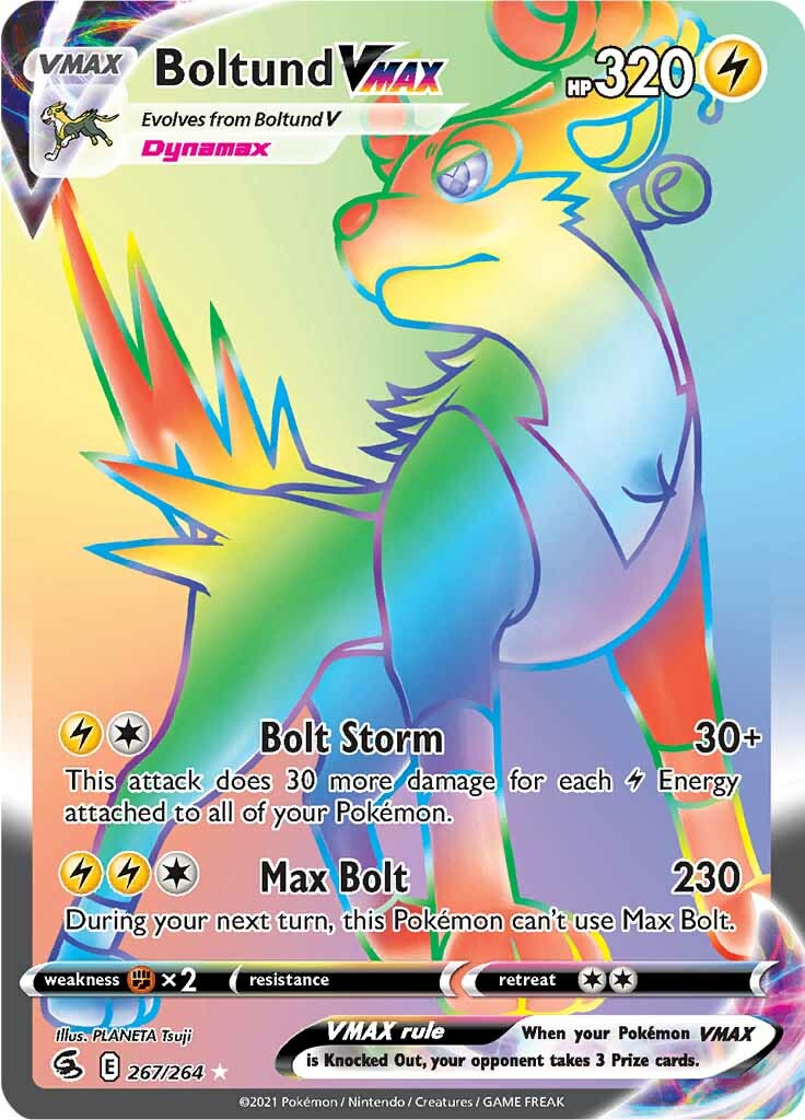 Boltund VMAX (267/264) [Sword & Shield: Fusion Strike] | Dragon's Lair Comics and Fantasy Houston TX