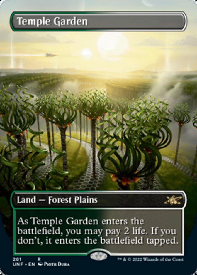 Temple Garden (Borderless) [Unfinity] | Dragon's Lair Comics and Fantasy Houston TX