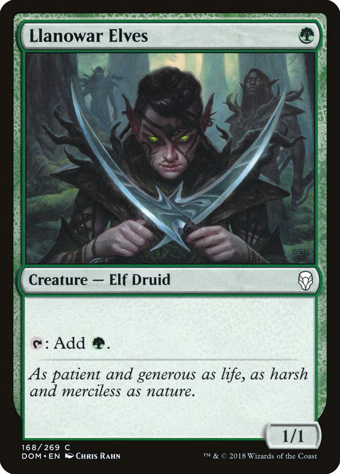Llanowar Elves [Dominaria] | Dragon's Lair Comics and Fantasy Houston TX