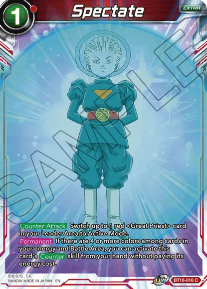 Spectate (BT16-016) [Realm of the Gods] | Dragon's Lair Comics and Fantasy Houston TX