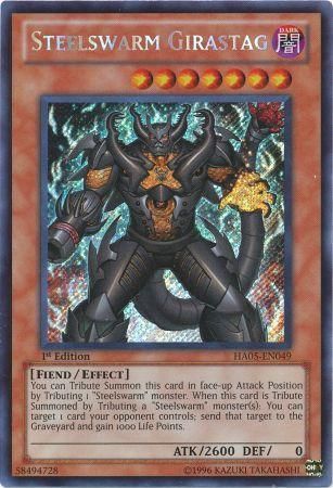 Steelswarm Girastag [HA05-EN049] Secret Rare | Dragon's Lair Comics and Fantasy Houston TX