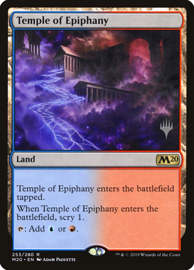 Temple of Epiphany (Promo Pack) [Core Set 2020 Promos] | Dragon's Lair Comics and Fantasy Houston TX