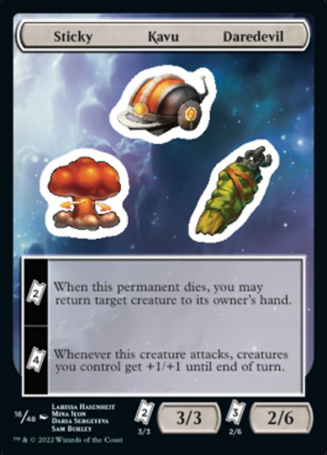 Sticky Kavu Daredevil [Unfinity Stickers] | Dragon's Lair Comics and Fantasy Houston TX