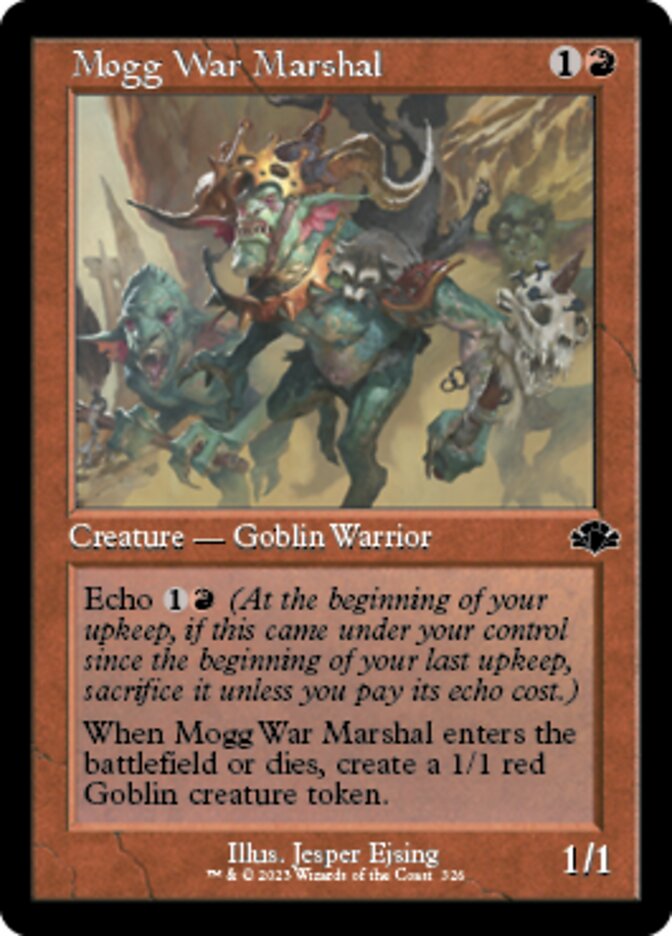 Mogg War Marshal (Retro) [Dominaria Remastered] | Dragon's Lair Comics and Fantasy Houston TX